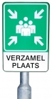 Afbeelding BORD VERZAMELPLAATS MET PAAL 4060-330