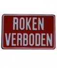 Afbeelding BORD ROKEN VERBODEN